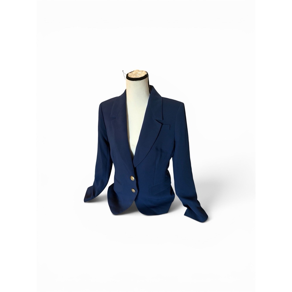 J.Crew‎ Womens Willa Blazer in City Crepe Blue Size 6